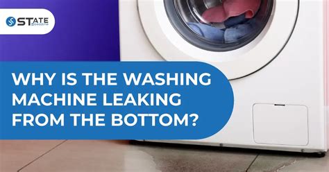 Washing Machine Leaking From Bottom (Easy Fix)